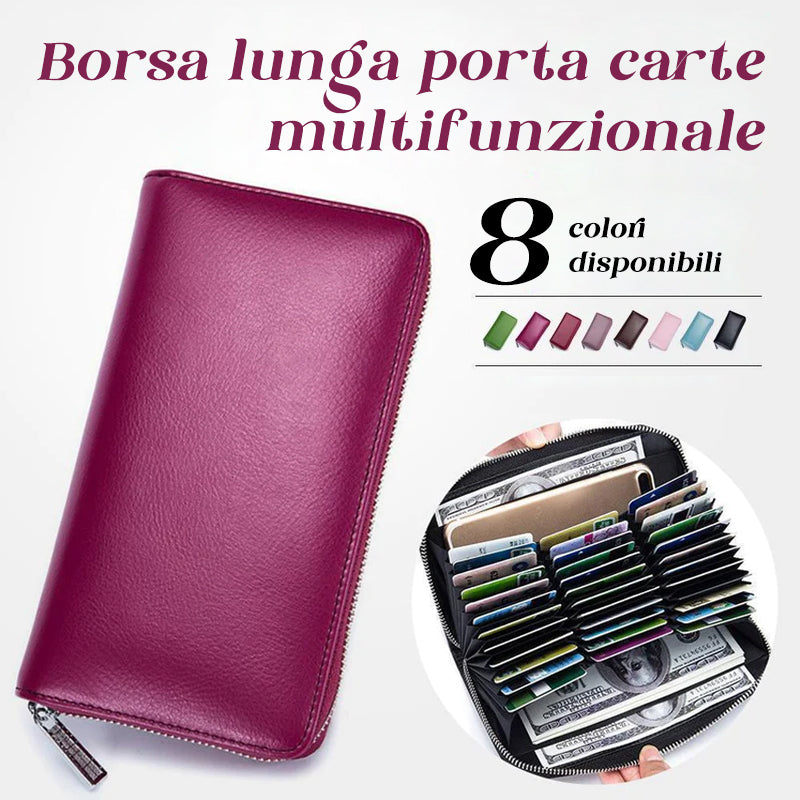 Porta Carte Per Visiera Auto – Organizer Adesivo Per Parcheggio, Biglietti E Carburante (Nero/Grigio/Beige)