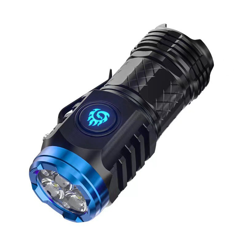 Mini Torcia Mostro A 3 Occhi Super Potente - Ricaricabile, Magnetica, Impermeabile Per Esterni