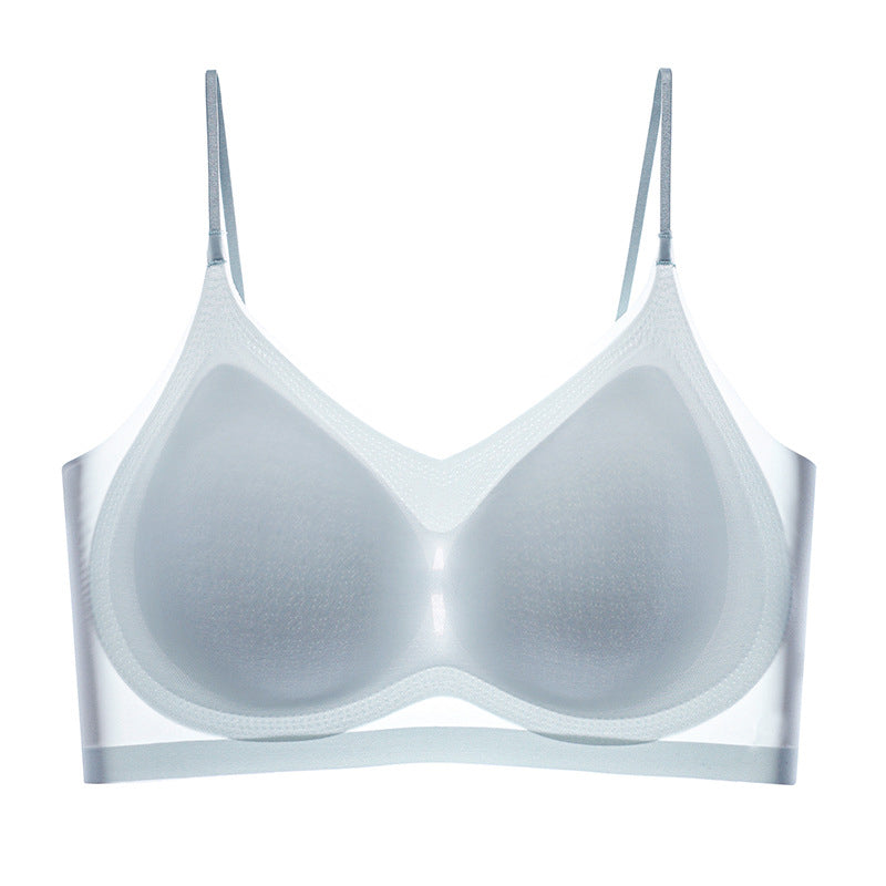 🔥49% di sconto - Reggiseno estivo senza cuciture, ultra-sottile e di taglia superiore, in seta ghiacciata, comfort