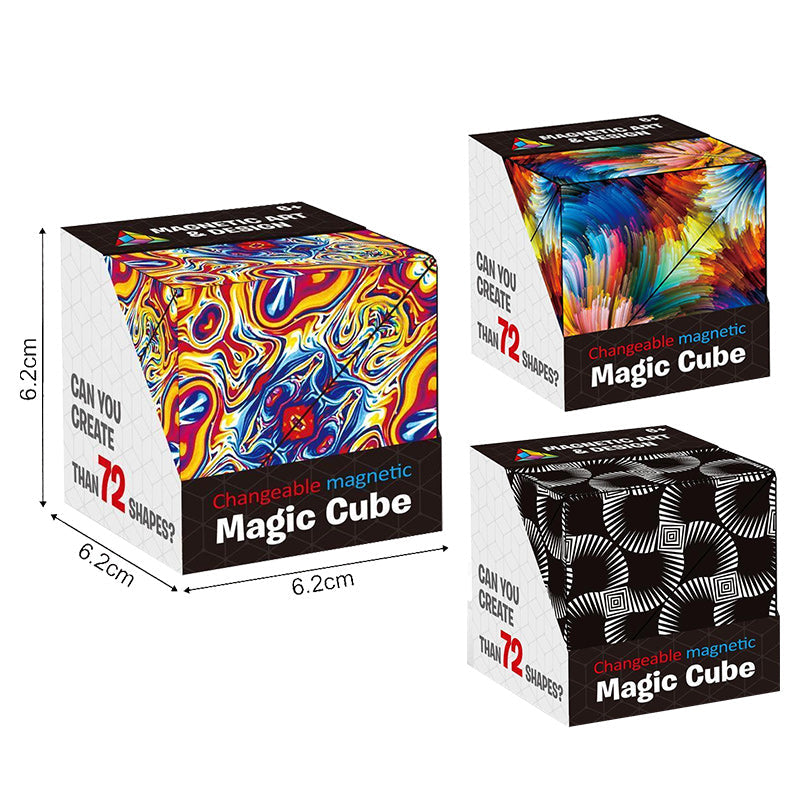 Cubo magico magnetico modificabile