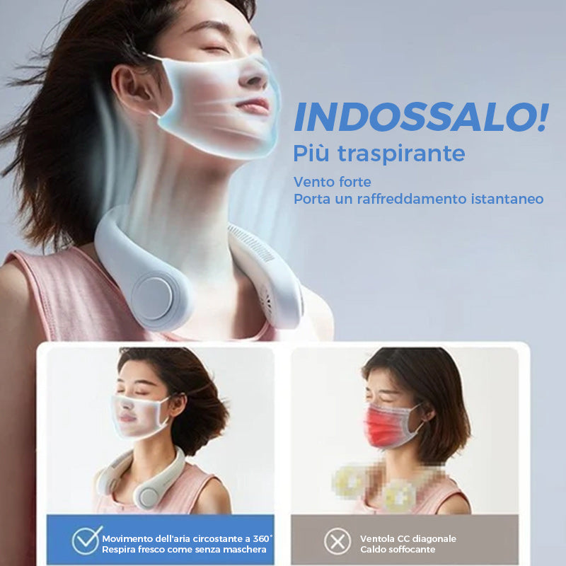 Nuovo ventilatore da collo portatile