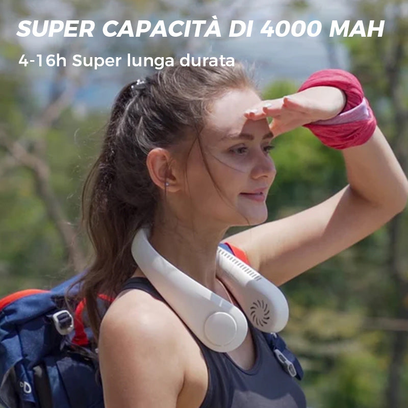 Nuovo ventilatore da collo portatile