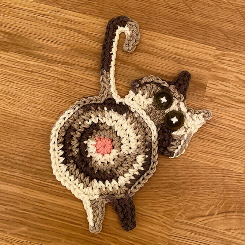 🐱Tazza con culo di gatto divertente Regalo a maglia per i fan dei gatti