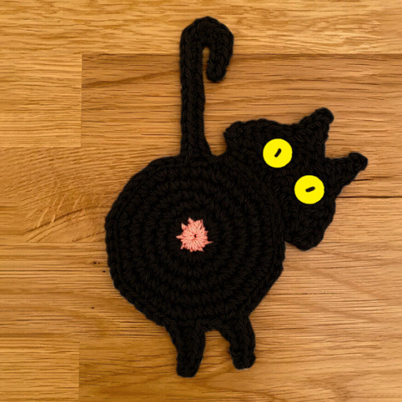 🐱Tazza con culo di gatto divertente Regalo a maglia per i fan dei gatti