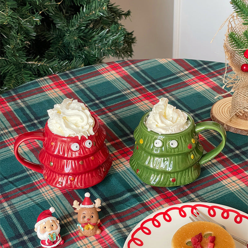 Tazza con albero di Natale