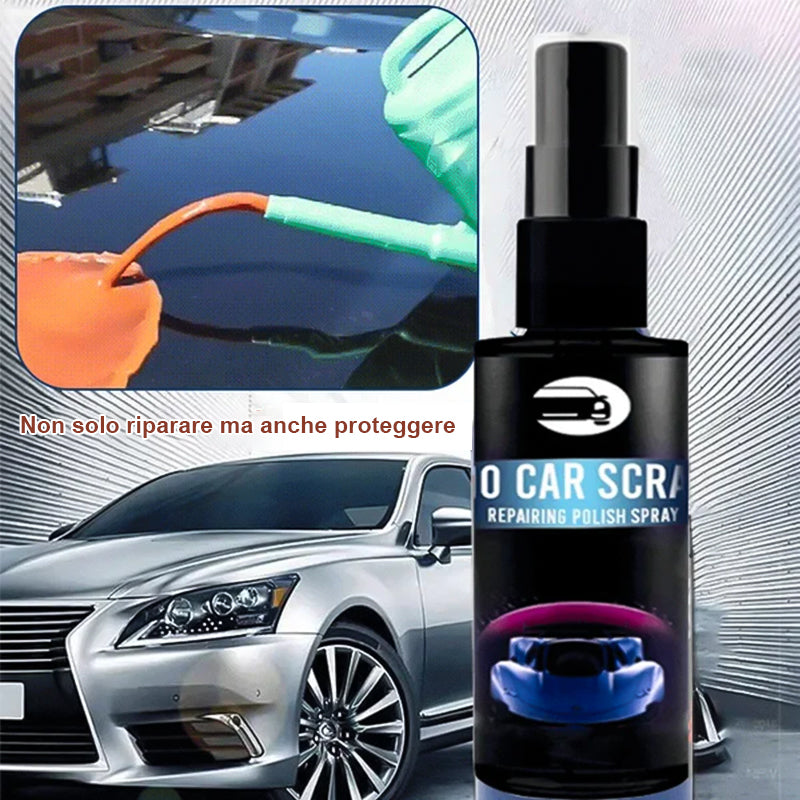 Spray per la riparazione dei graffi dell'auto