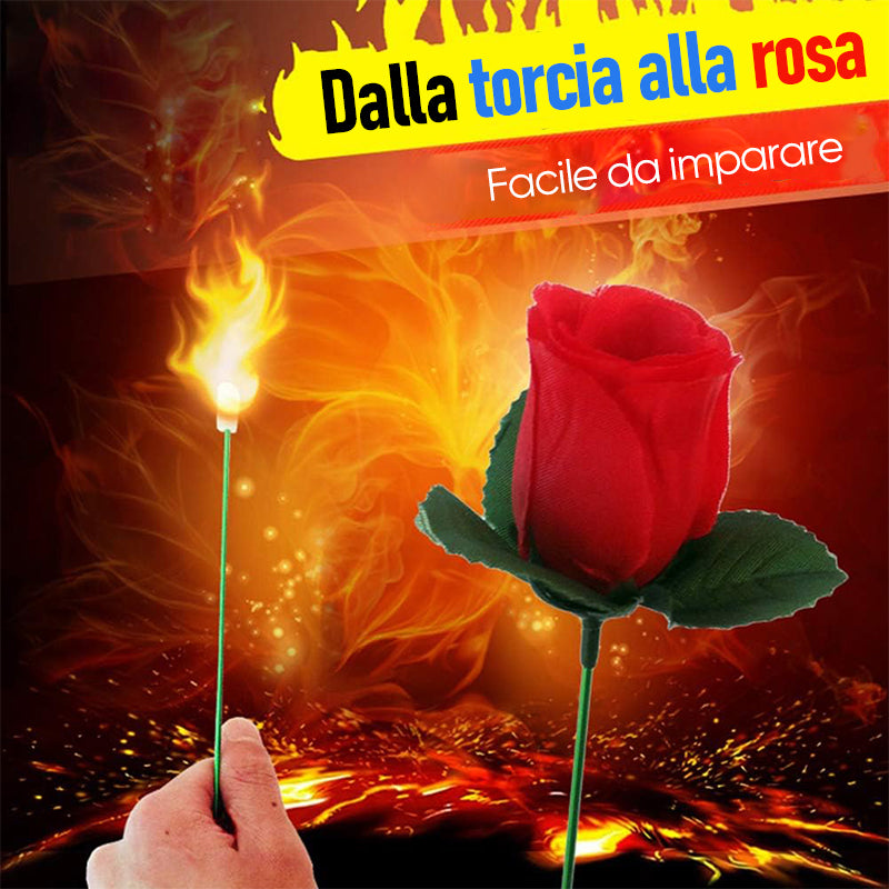 Trucco magico del fuoco Fiamma