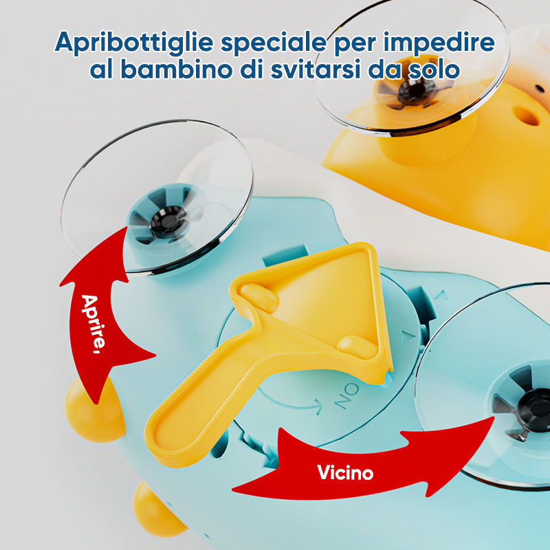 Spruzzo d'acqua elettrico Simpatica doccia a forma di anatra