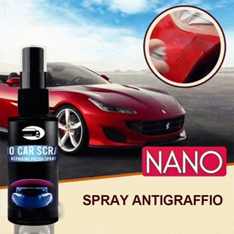 Spray per la riparazione dei graffi dell'auto