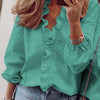 🎉Speciali estive🎉Camicia da donna a maniche lunghe con volant