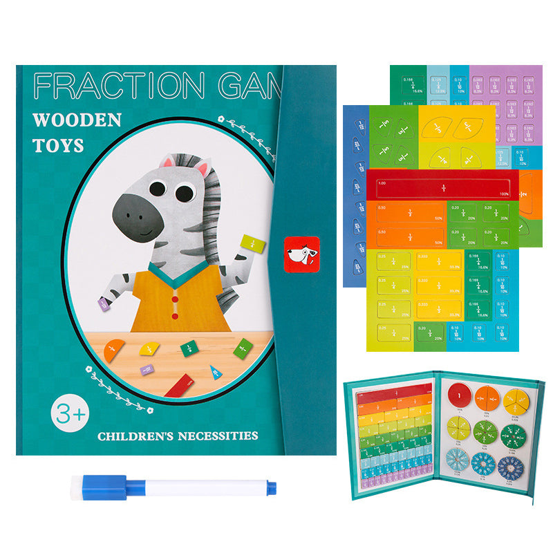 Puzzle magnetico con frazioni di libri per bambini