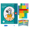 Puzzle magnetico con frazioni di libri per bambini