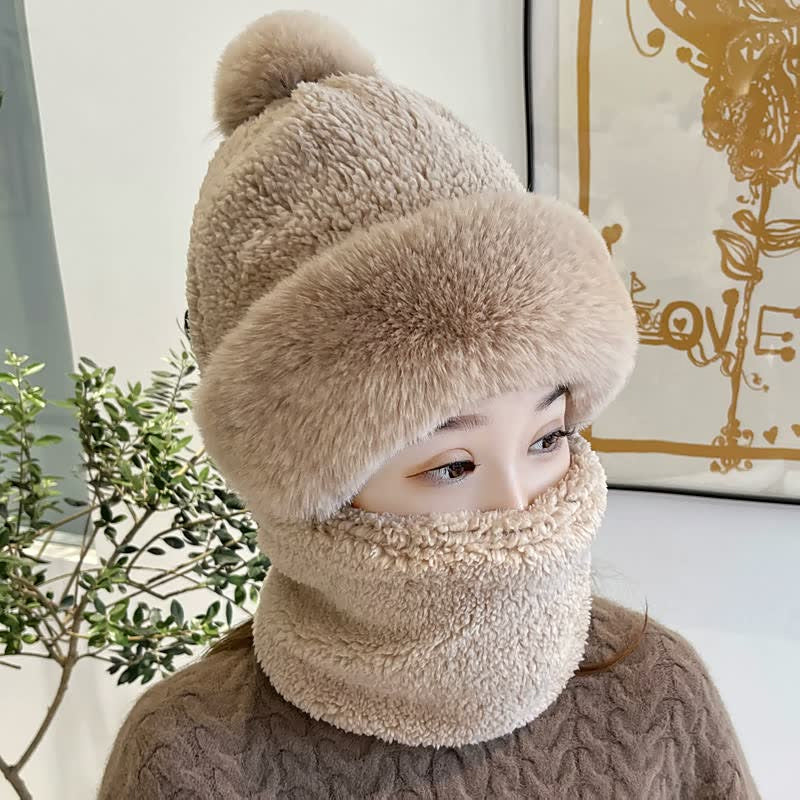 Cappello sciarpa antivento da ciclismo donna