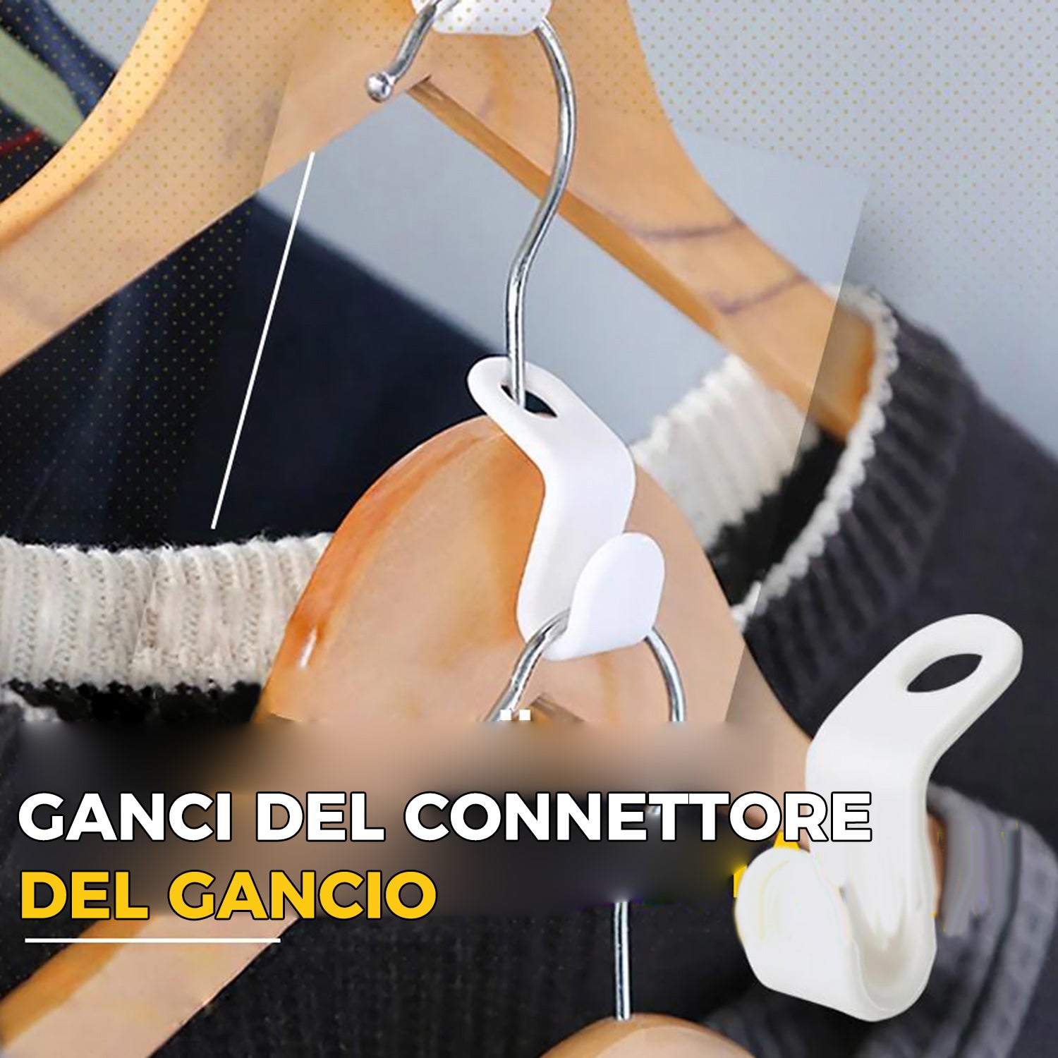 Ganci per Connettore Appendiabiti