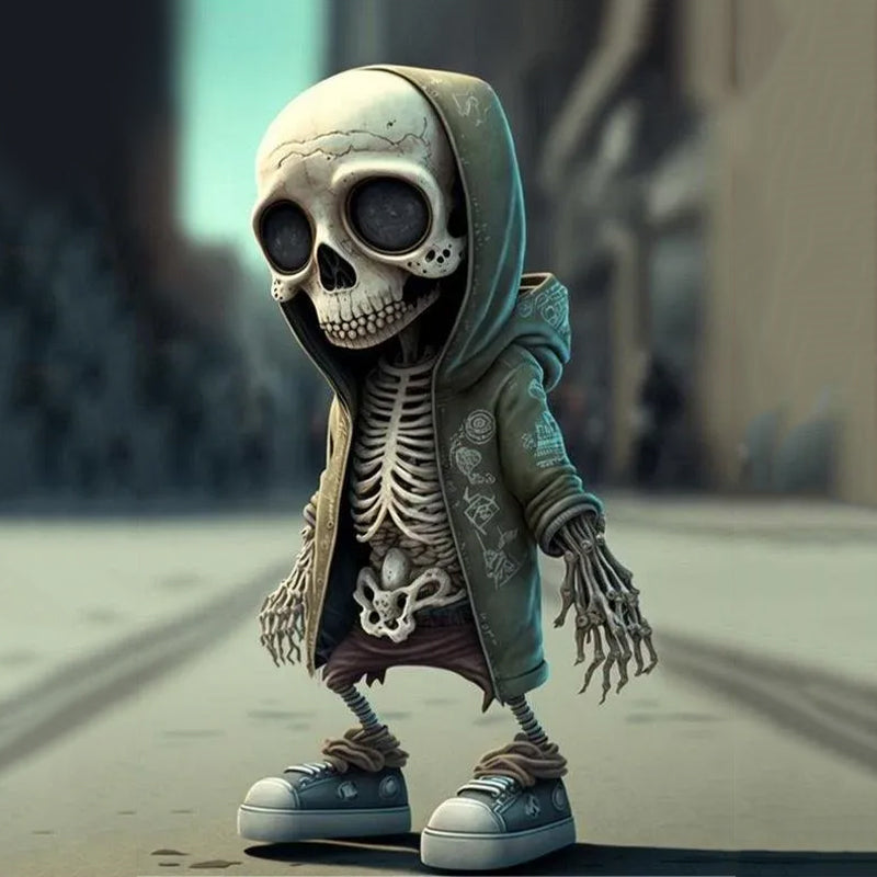 Fantastiche figure di scheletro