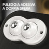 Pasta in acciaio inox Mini ruota universale 360 gradi (4 pezzi)