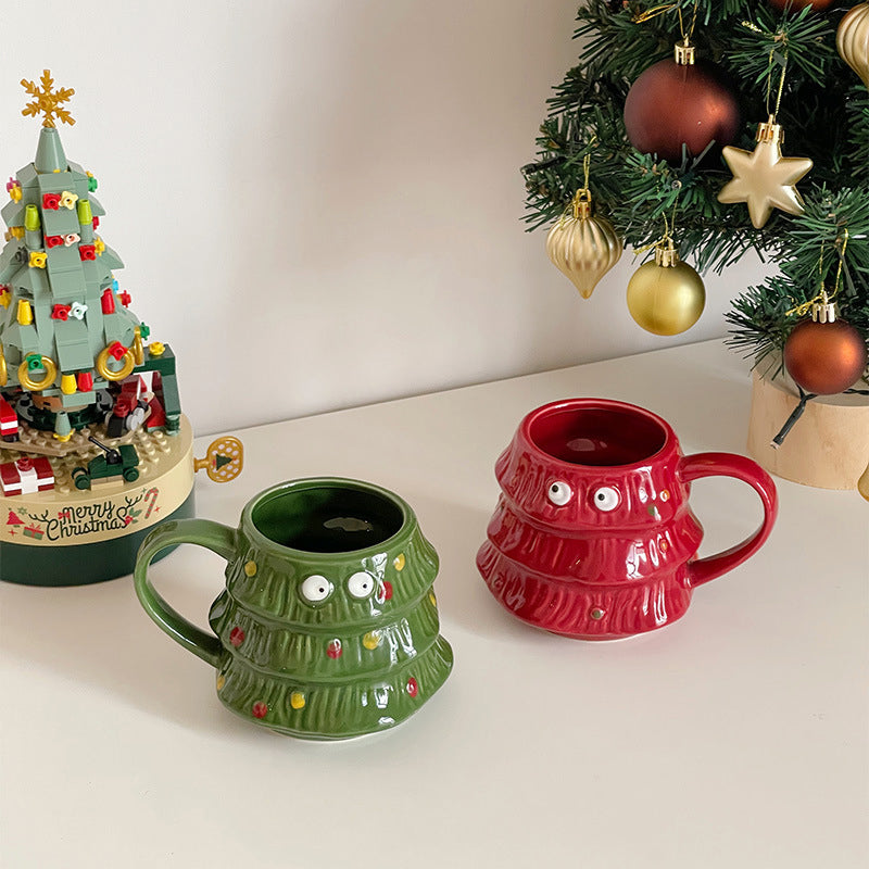 Tazza con albero di Natale