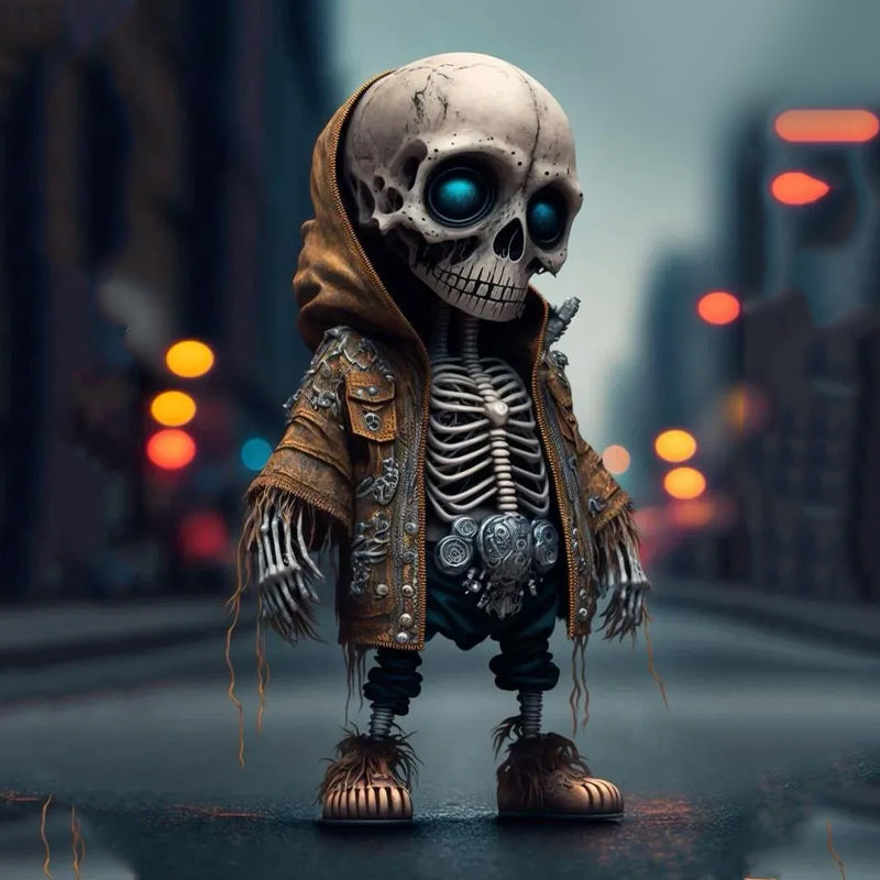 Fantastiche figure di scheletro