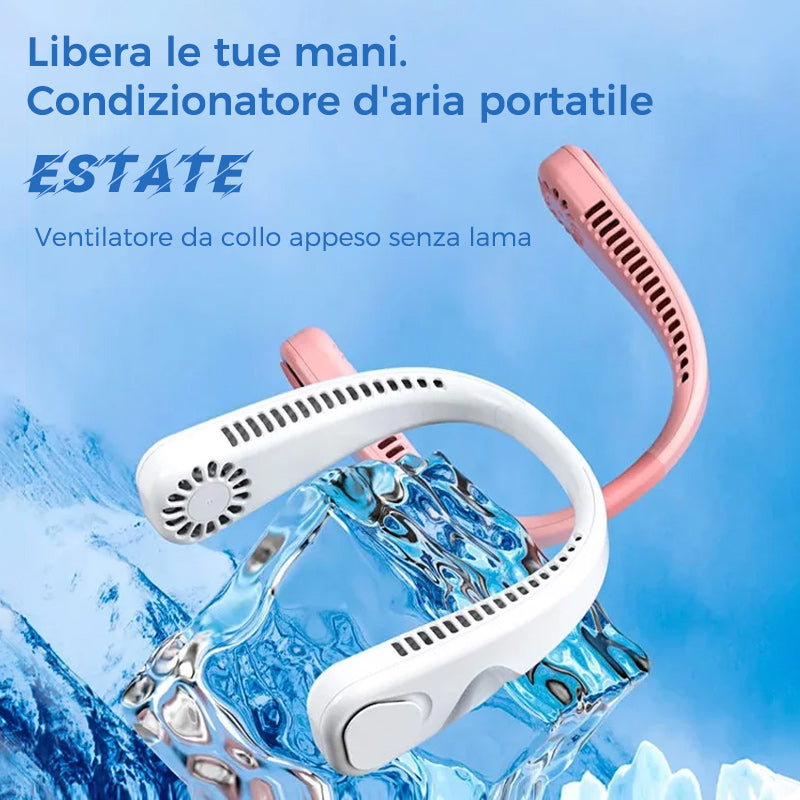 Ventilatore da collo portatile estivo