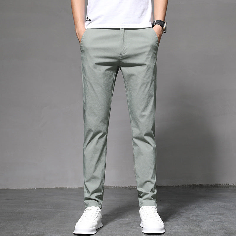 🔥vendita calda🔥Pantaloni elasticizzati in seta di ghiaccio