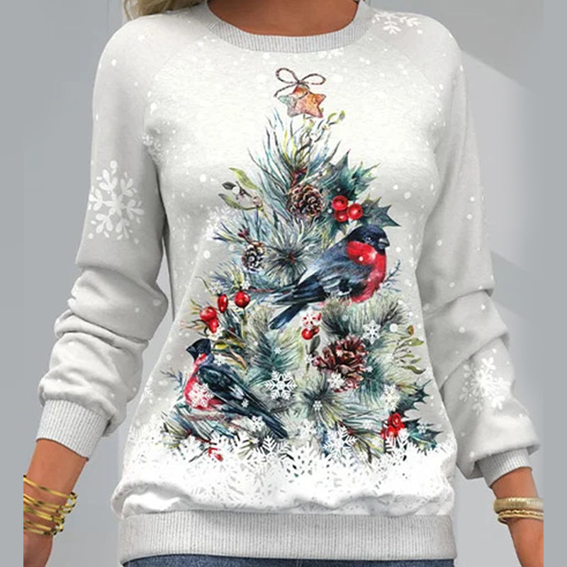 Maglione con motivo albero di Natale