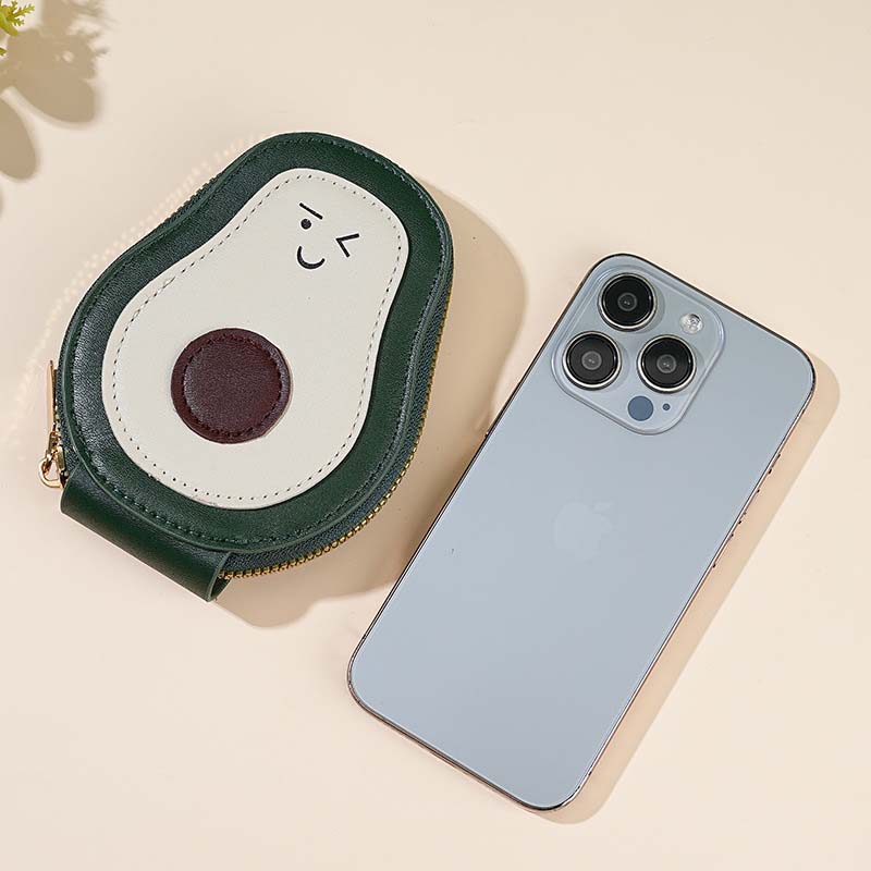 Portacarte multiuso a forma di avocado