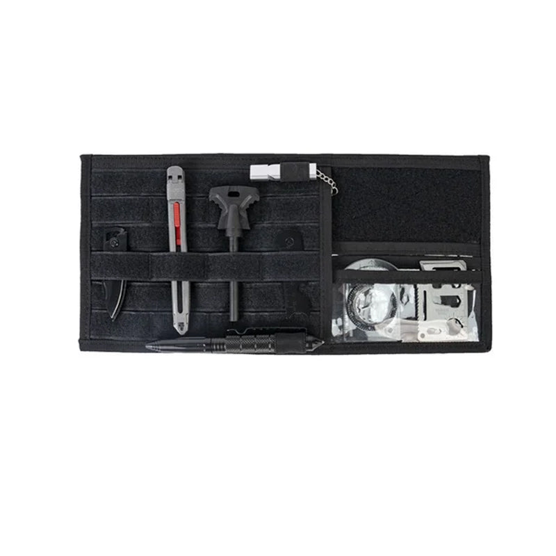 Organizzatore tattico per alette parasole da auto