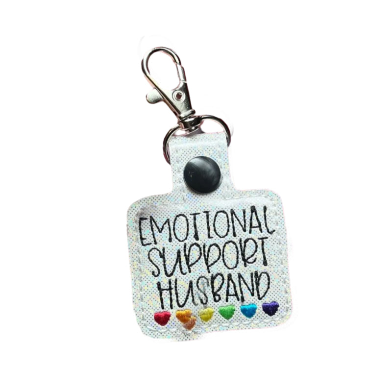 🌈Portachiavi con cuori arcobaleno di supporto emotivo💕