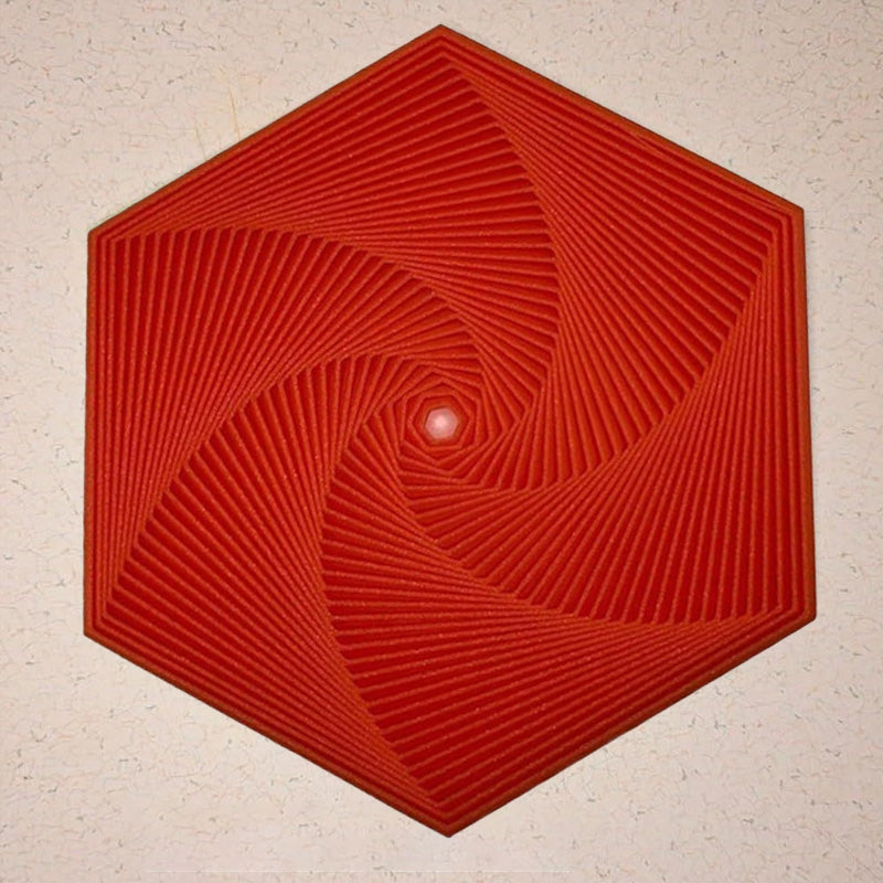 Esagono frattale di Fidget stampato in 3D