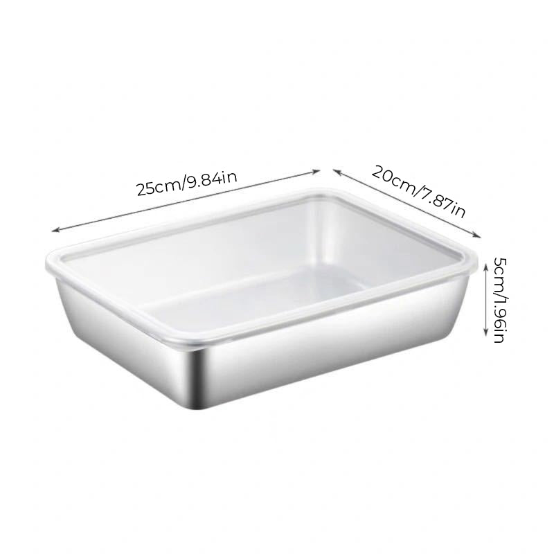 Vassoio multifunzionale in acciaio inox per la frutta