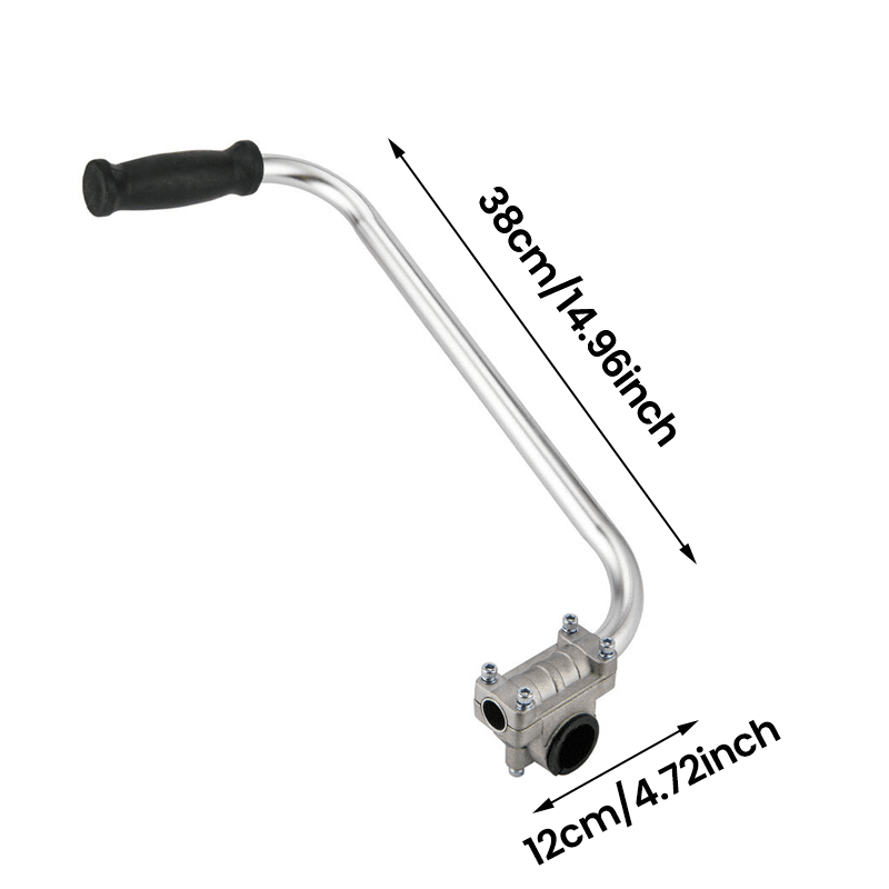 Impugnatura ergonomica per il tagliaerba con maniglia di prolunga