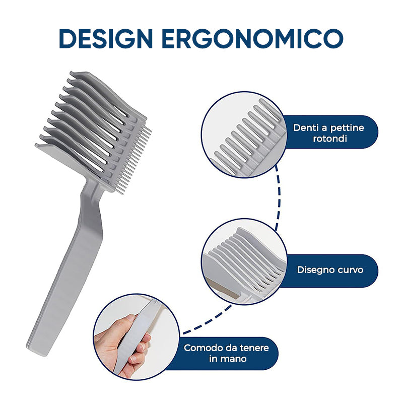 Pettine per acconciature sfumate da uomo