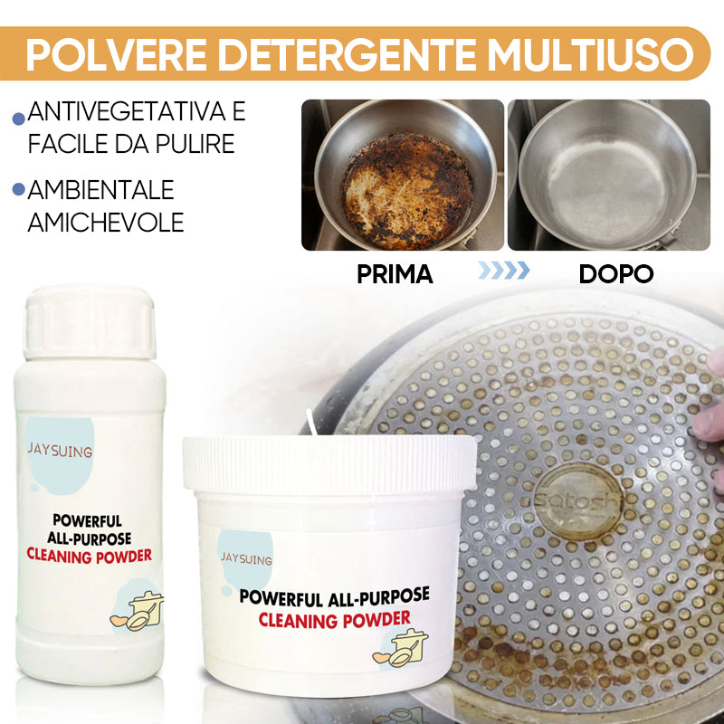 Potente polvere detergente multiuso per la cucina
