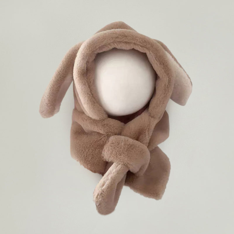 Cappello integrato con sciarpa per bebè