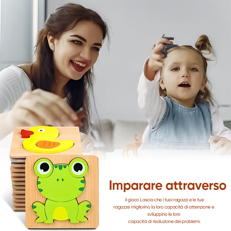 Puzzle animale 3D