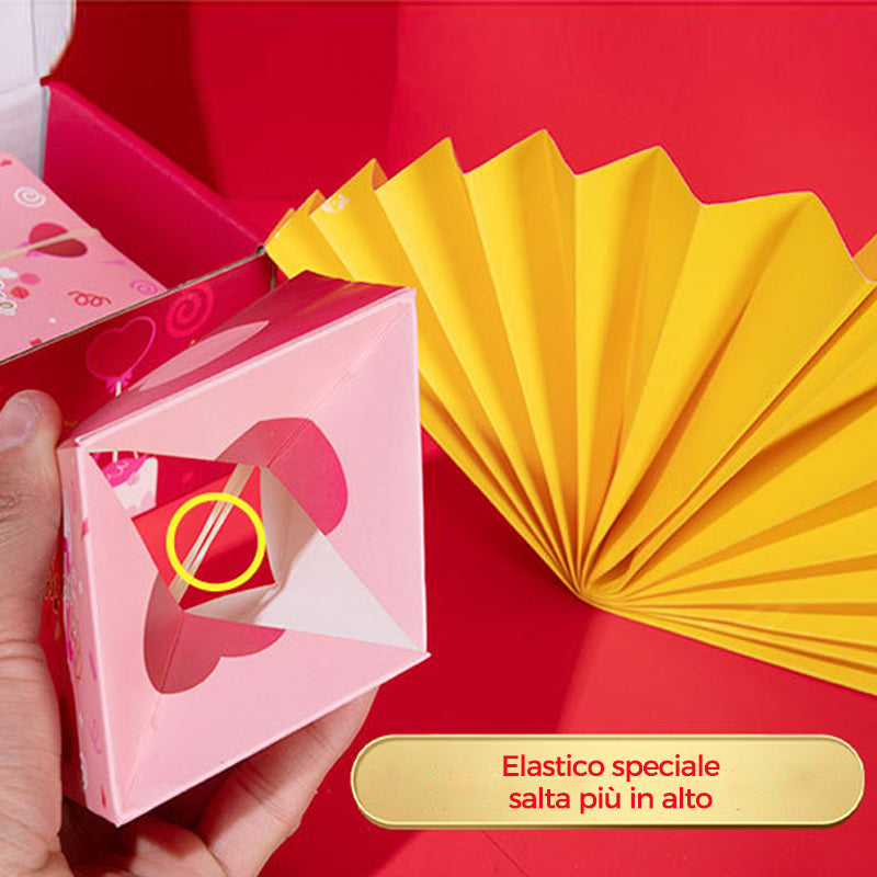 Confezione regalo con scatola a sorpresa