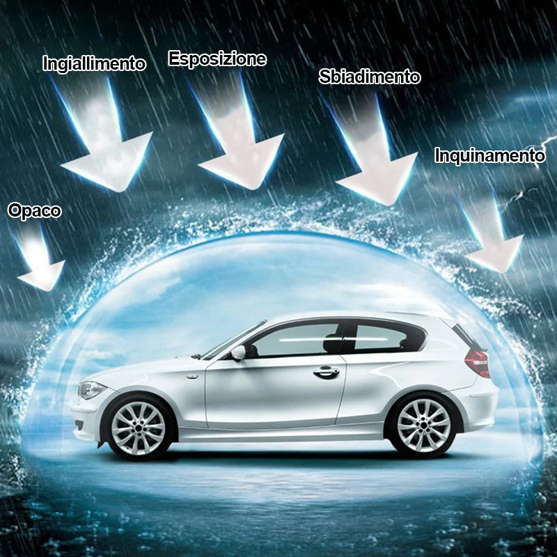 Spray per la riparazione dei graffi dell'auto