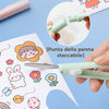 Mini forbici pieghevoli a penna per bambini