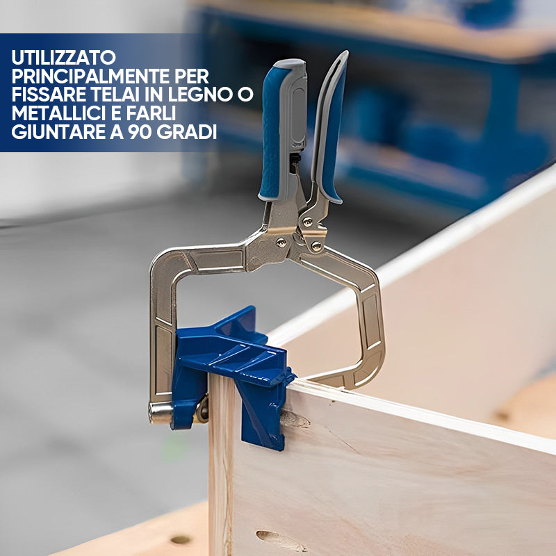 🔥 vendita calda 🔥Strumento per la lavorazione del legno - Clip ad angolo retto in metallo a 90 gradi