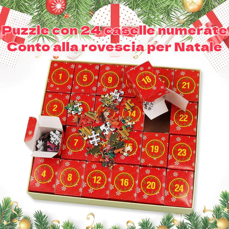 Calendario dell'Avvento Puzzle di Natale