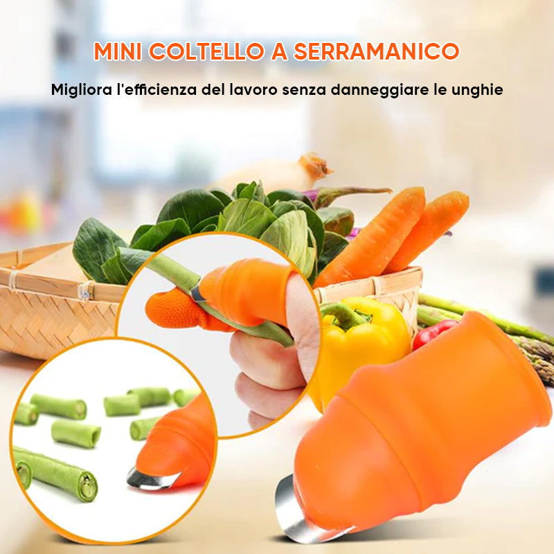 Guanti da giardinaggio con pollice e coltello