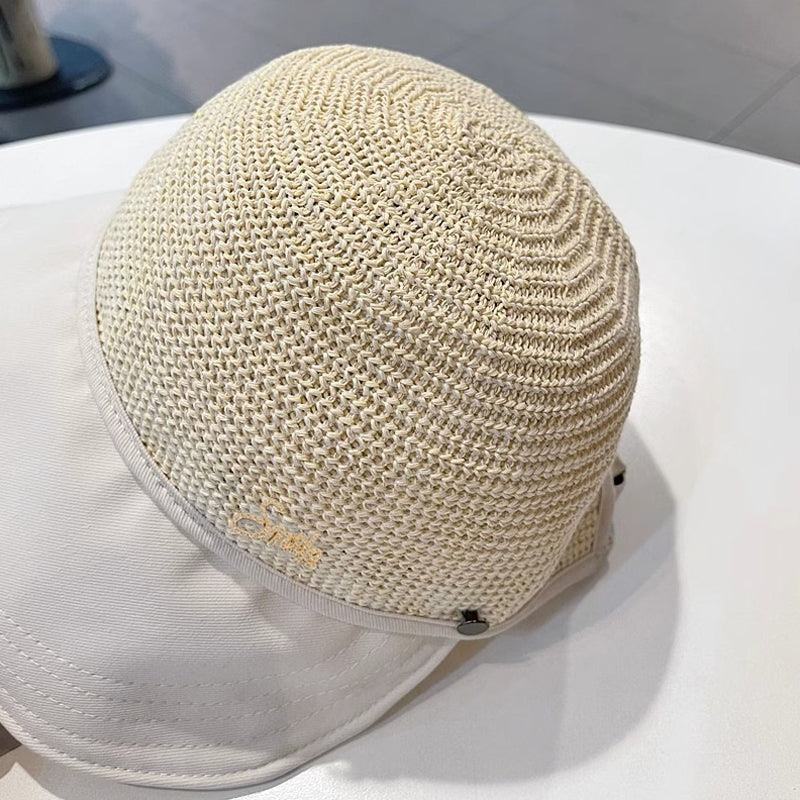 Cappello da sole a tesa larga da donna