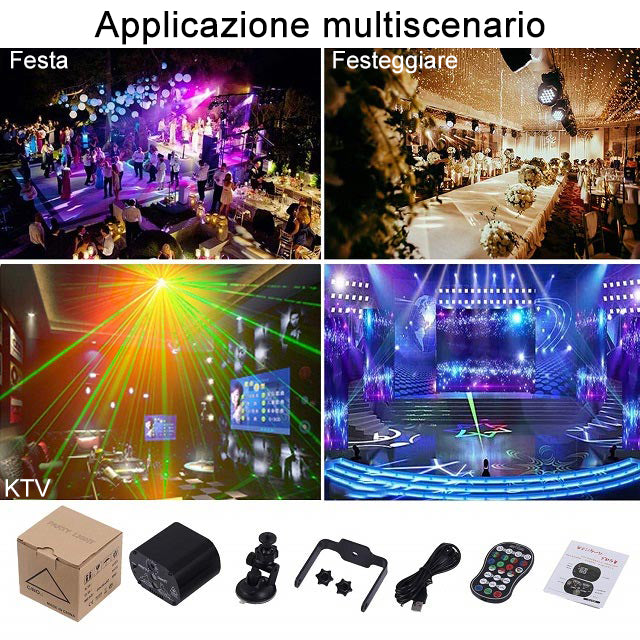 ✨Luce laser da palcoscenico a LED