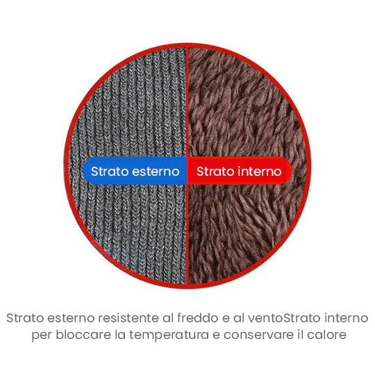 Set di sciarpe invernali da donna 3PCS