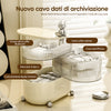 Organizer da scrivania con rotazione a 360°