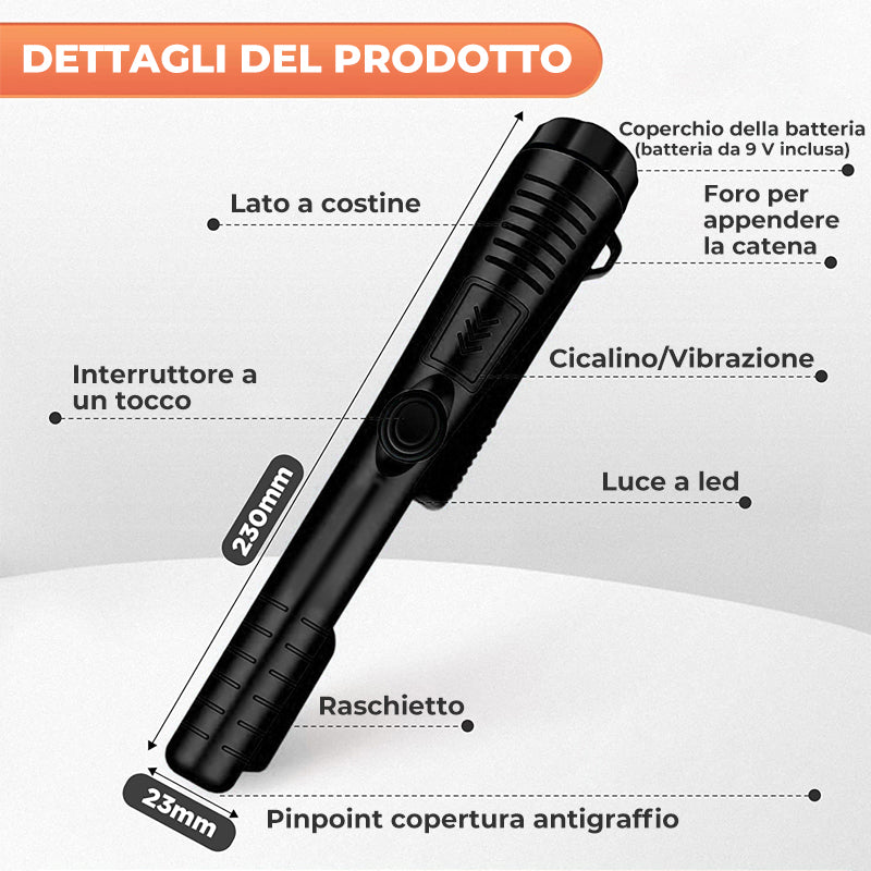 Rilevatori di metalli impermeabili