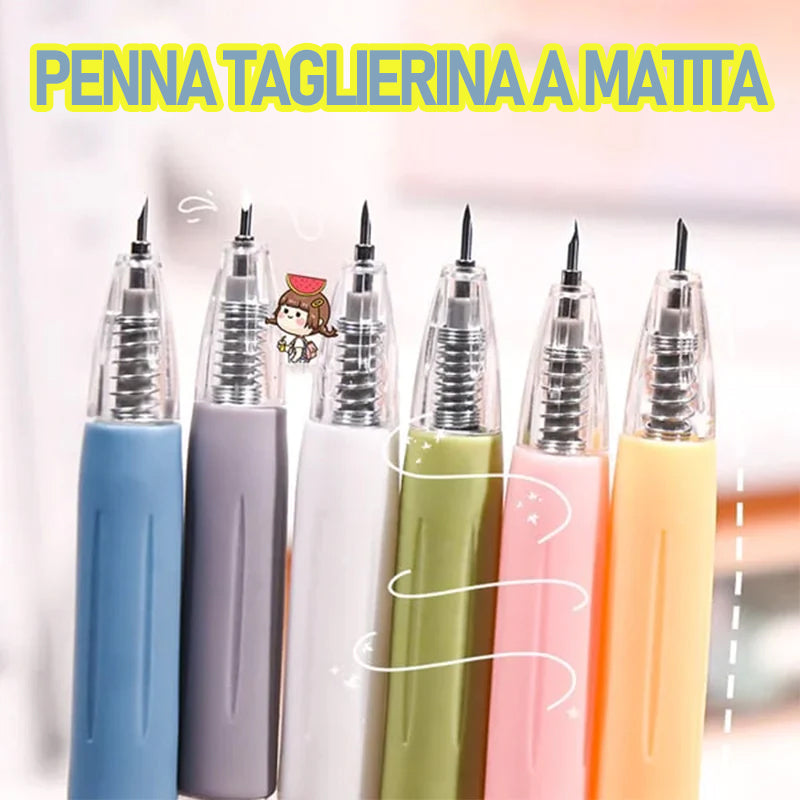 Penna multiuso per studenti con motivo a cartoni animati