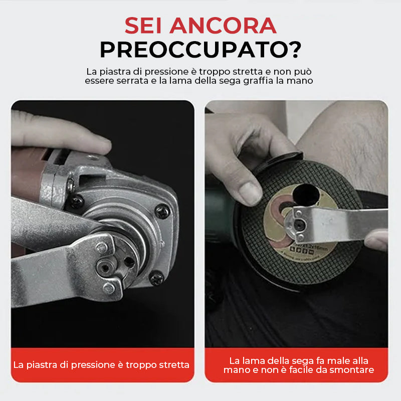 Chiave a bussola per smerigliatrice angolare