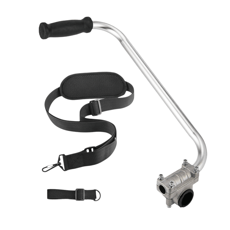 Impugnatura ergonomica per il tagliaerba con maniglia di prolunga