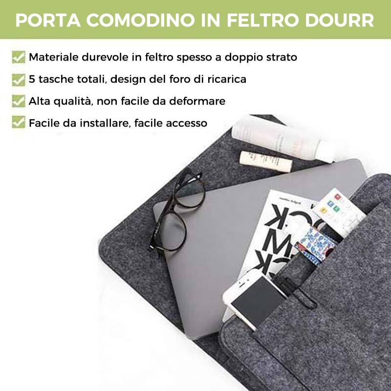 Borsa da appendere per organizer da comodino